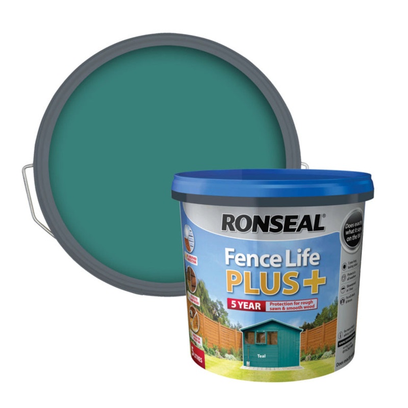 Ronseal Fence Life Plus 5L – Teal