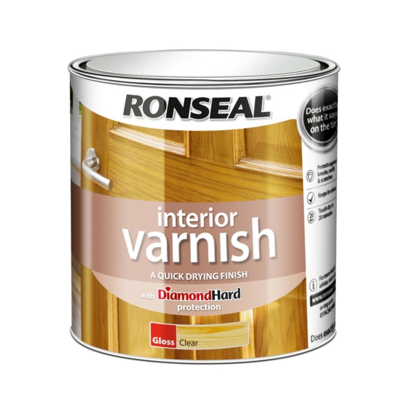 Ronseal Interior Varnish Gloss 2.5L – Clear