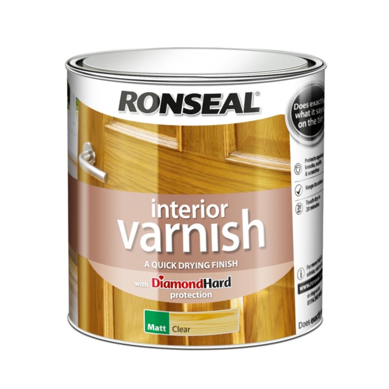 Ronseal Interior Varnish Matt 2.5L – Clear