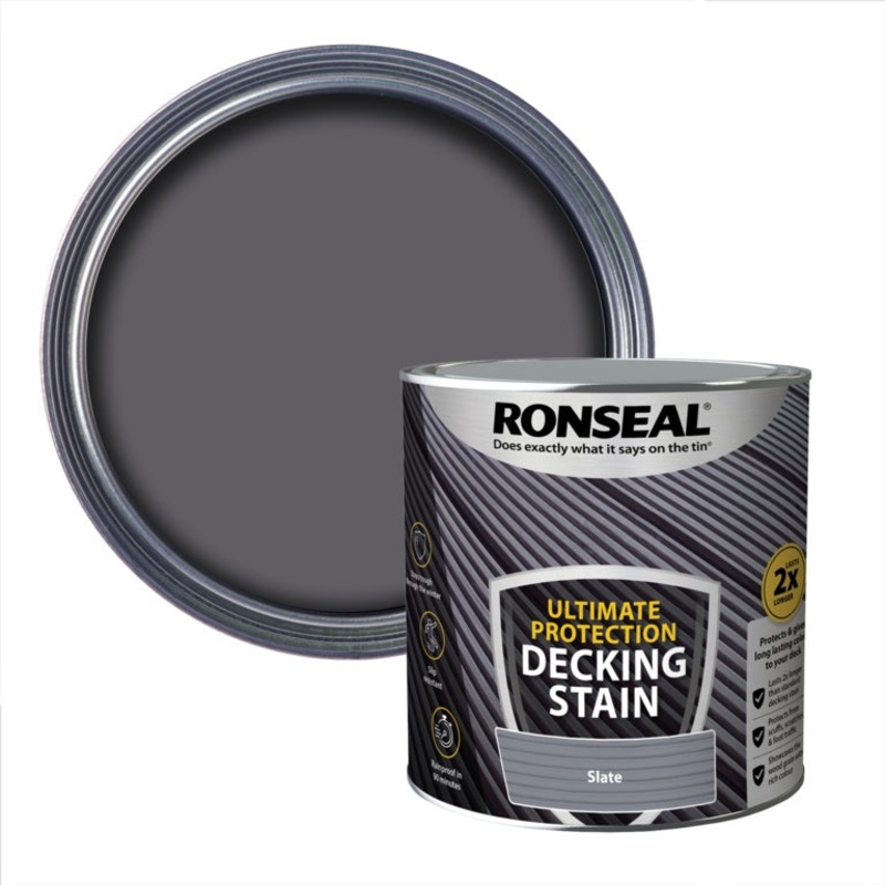 Ronseal Ultimate Protection Decking Stain 2.5L – Slate