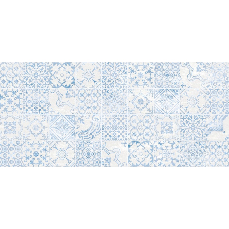 d-c-fix Manhattan Tablecloth – Visbi Blue – 20m Roll x 140cm
