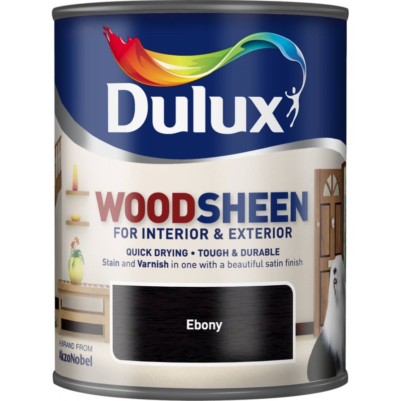 Dulux Woodsheen 750ml – Ebony