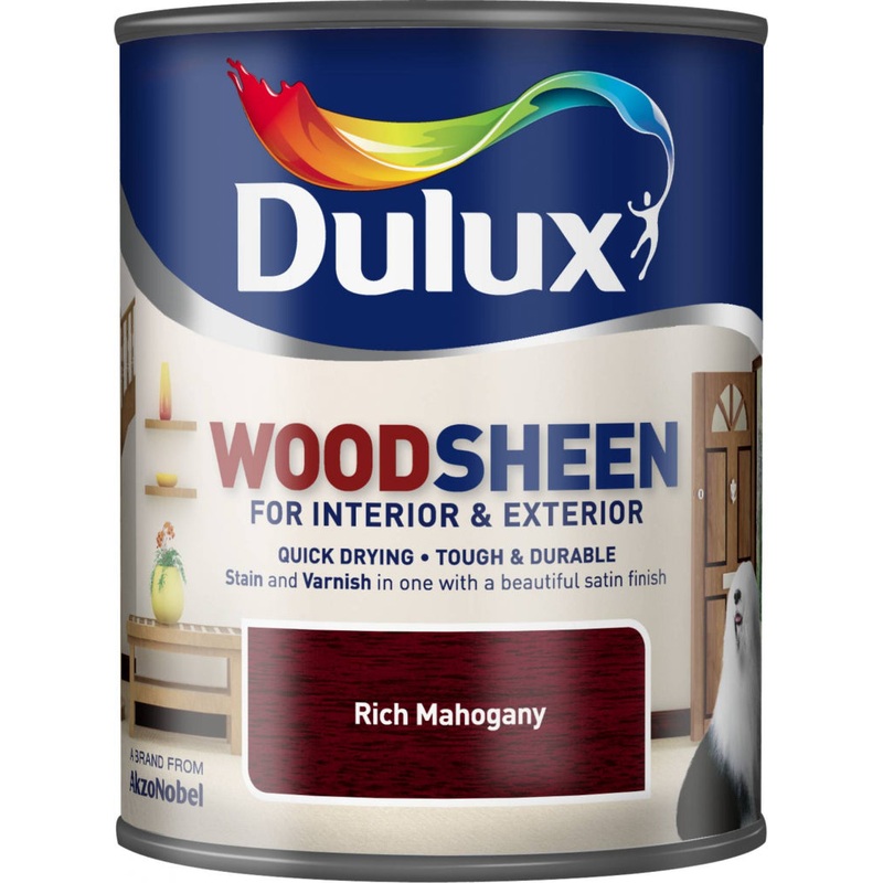 Dulux Woodsheen 750ml – Rich Mahogany