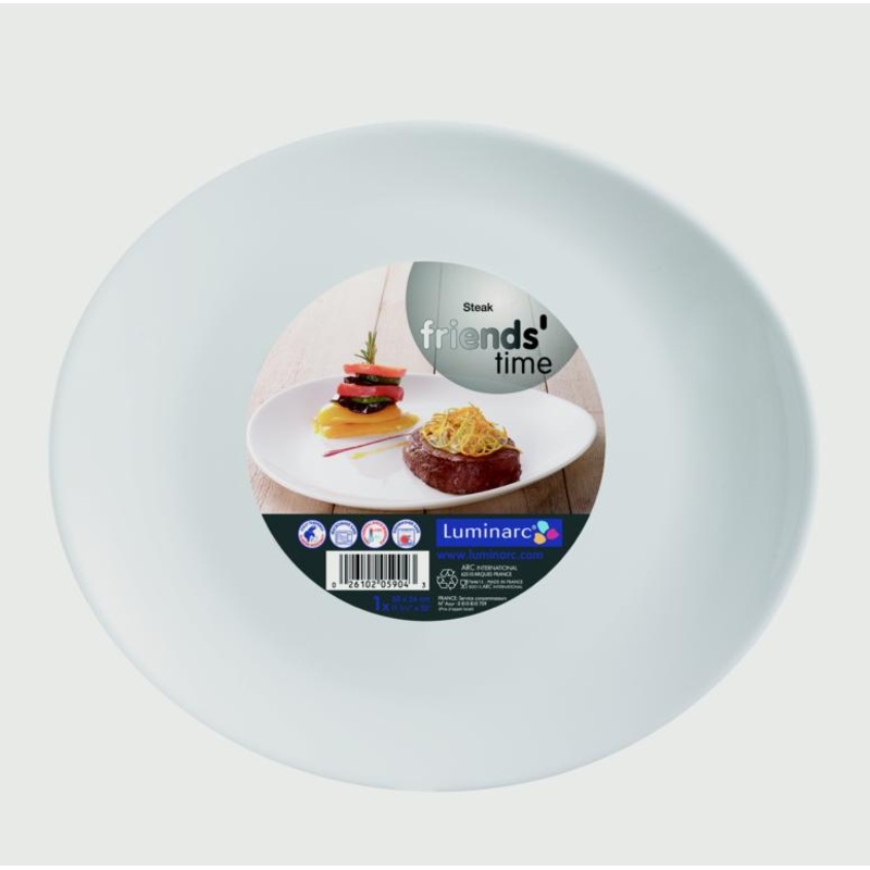 Luminarc Friends Time Steak Plate – 30cm