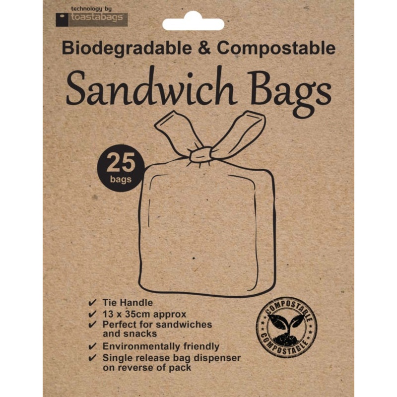 Planit Eco Friendly Sandwich Bags – Pack 25