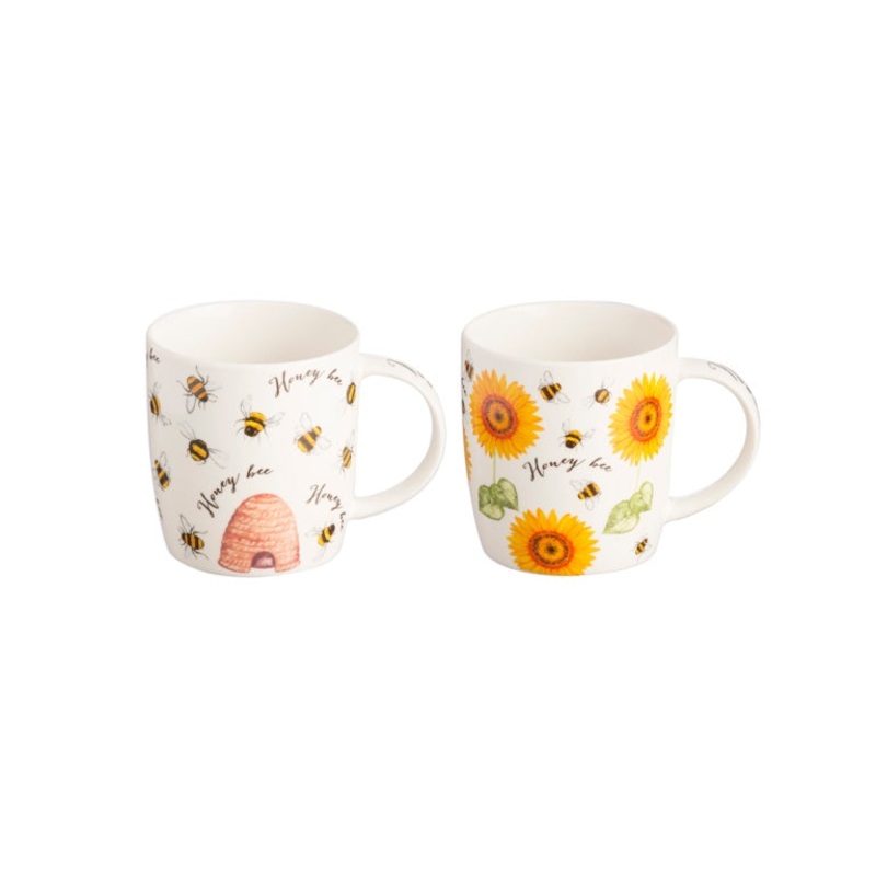 Price & Kensington Honey Bee Mugs Assorted – 340ml