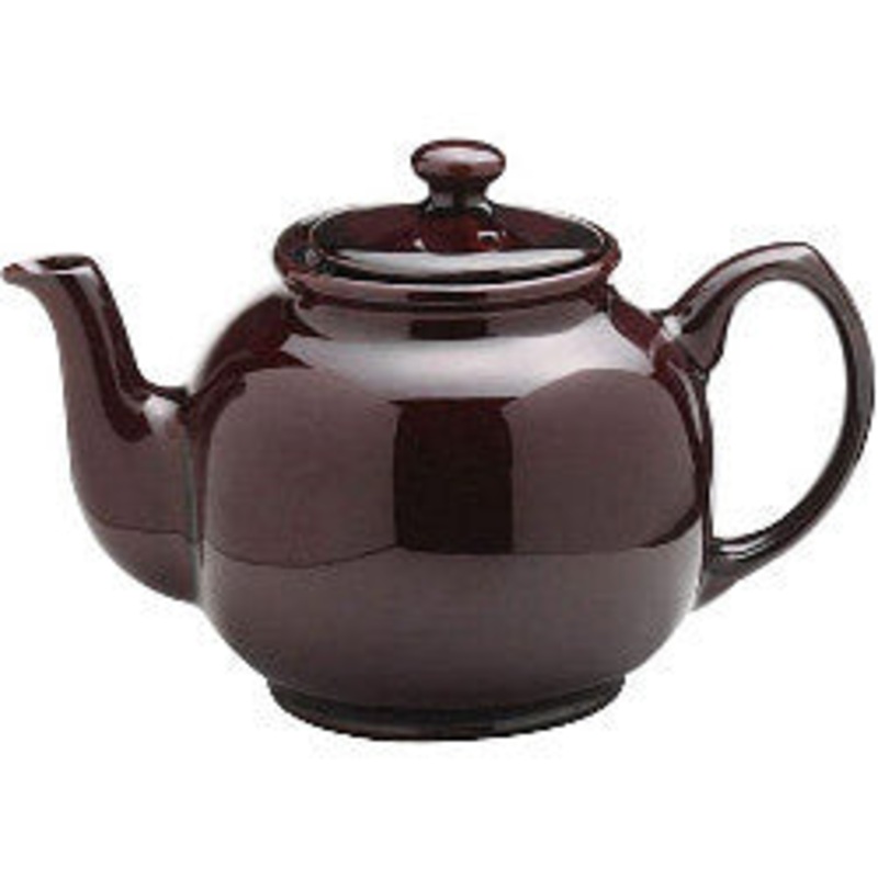 Price & Kensington Rockingham Brown Gloss Teapot – 1500ml (10 Cup)