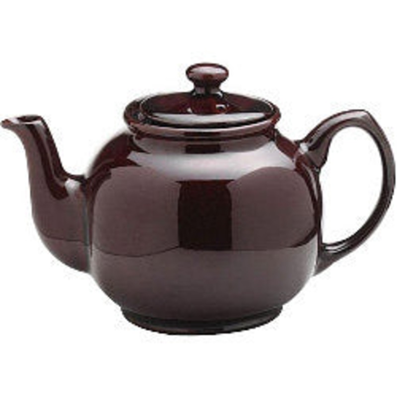 Price & Kensington Rockingham Brown Gloss Teapot – 500ml (2 Cup)