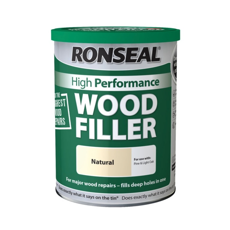 Ronseal High Performance Wood Filler 1kg – Natural