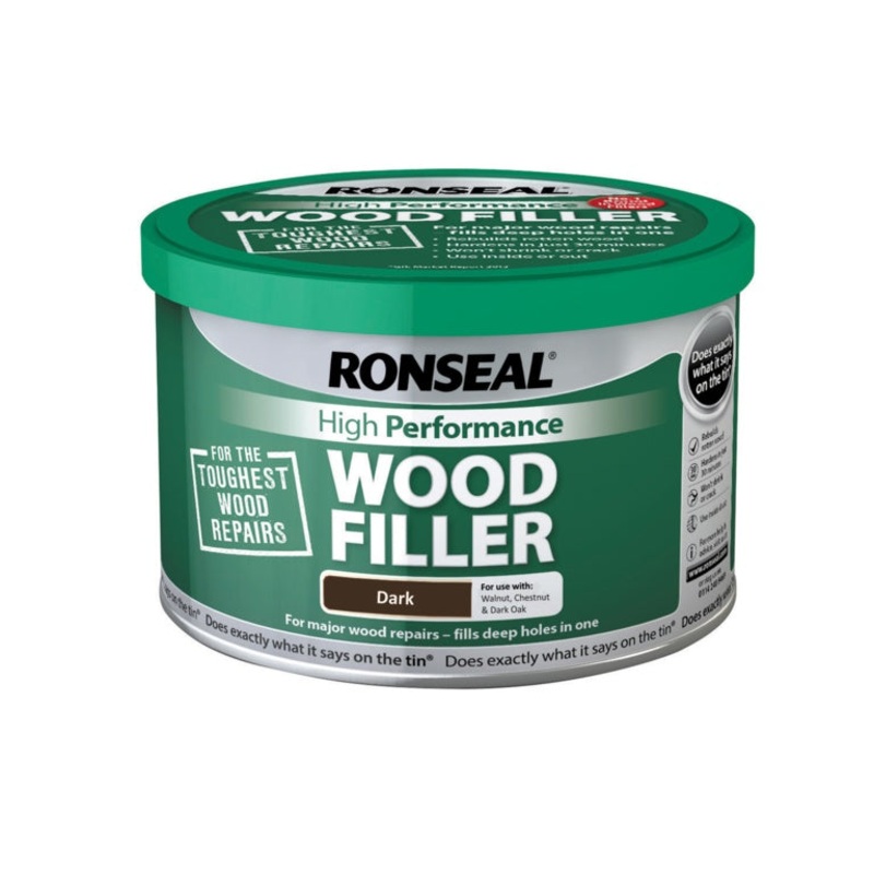 Ronseal High Performance Wood Filler 275g – Dark
