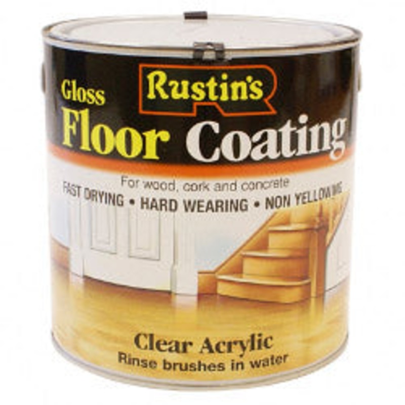 Rustins Quick Dry Acrylic Floor Coating Gloss – 2.5L