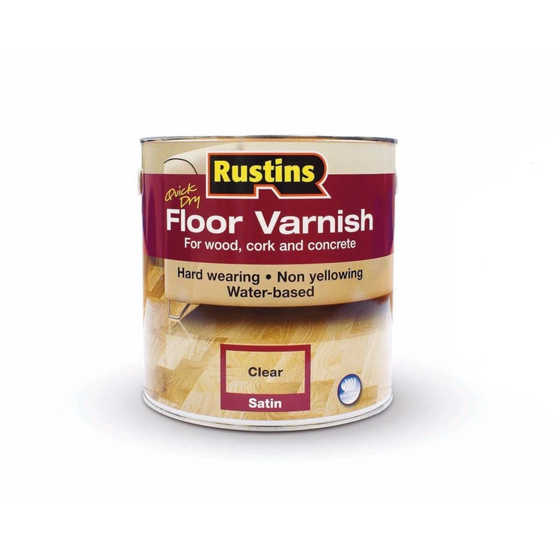 Rustins Quick Dry Acrylic Floor Coating Satin – 2.5L
