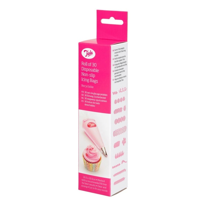 Tala Non Slip Icing Bags Disposable – 30 Bags