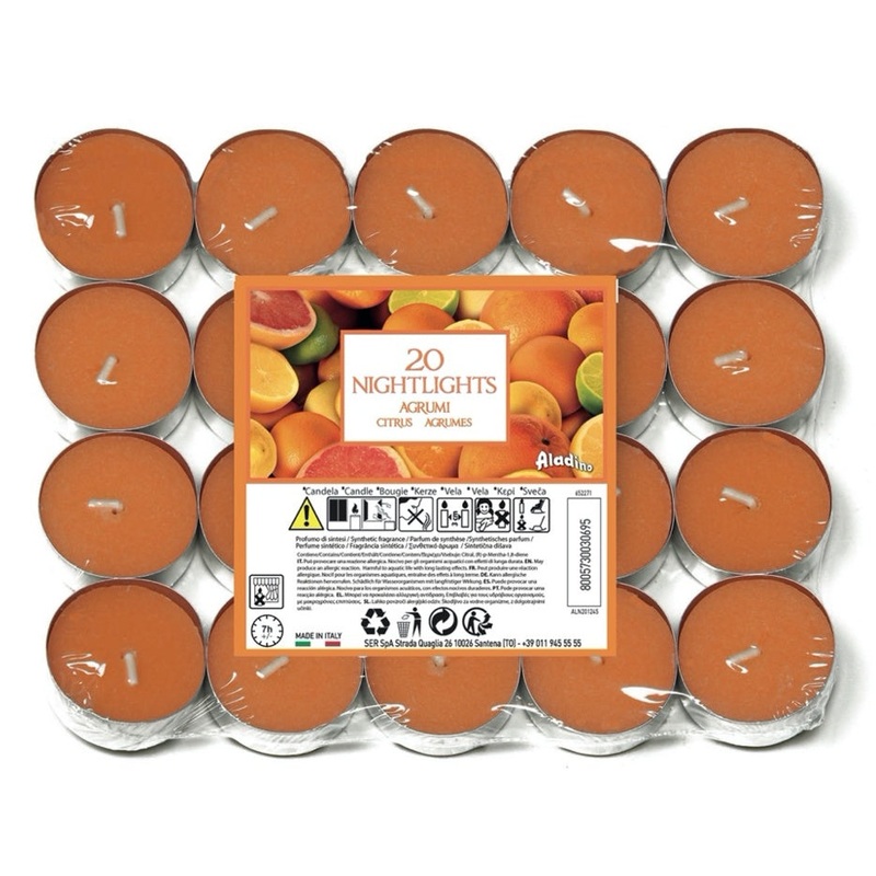 Aladino 7 Hour Nightlights Pack 20 – Citrus