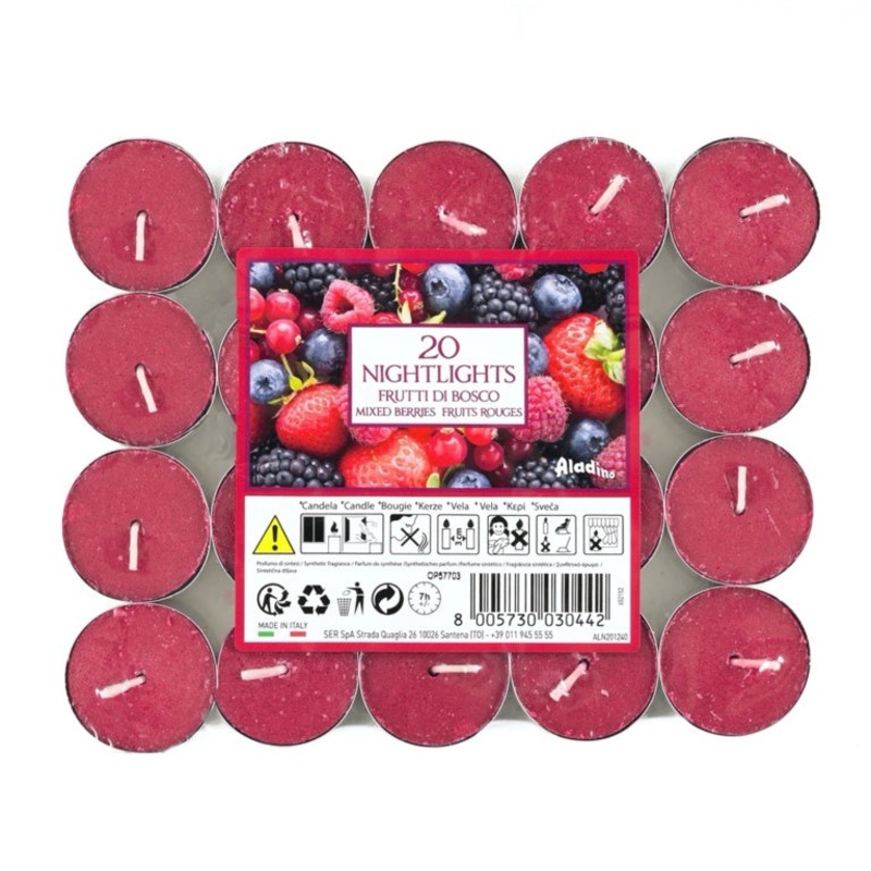 Aladino 7 Hour Nightlights Pack 20 – Mixed Berries