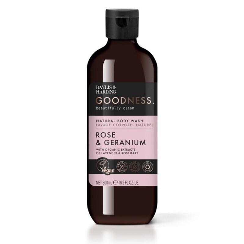 Baylis & Harding Body Wash 500ml – Rose & Geranium