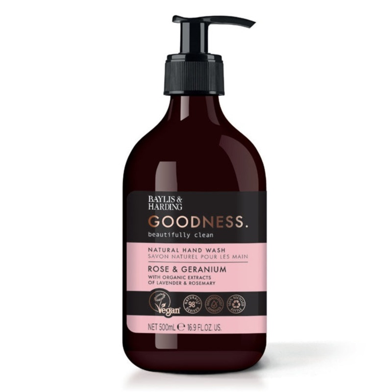 Baylis & Harding Hand Wash 500ml – Rose & Geranium
