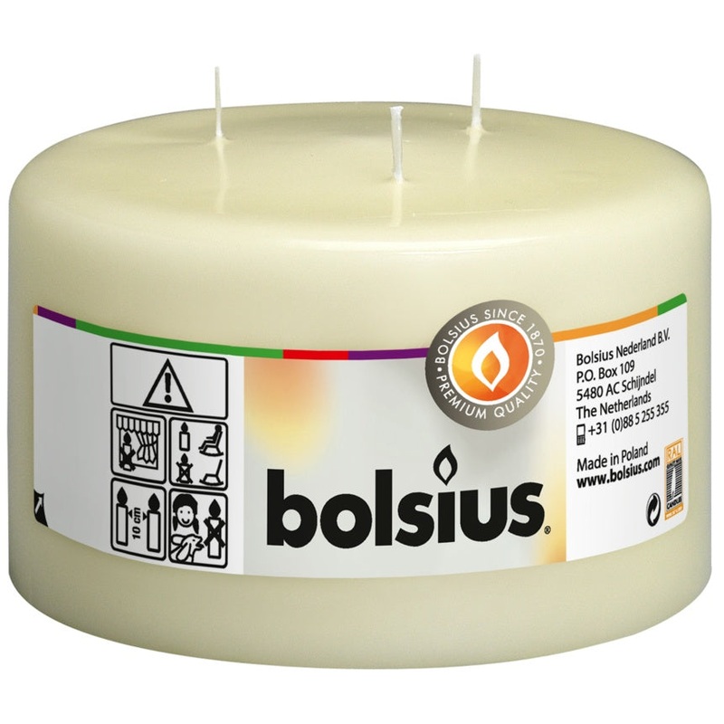 Bolsius Mammoth Candle – Ivory 100/150