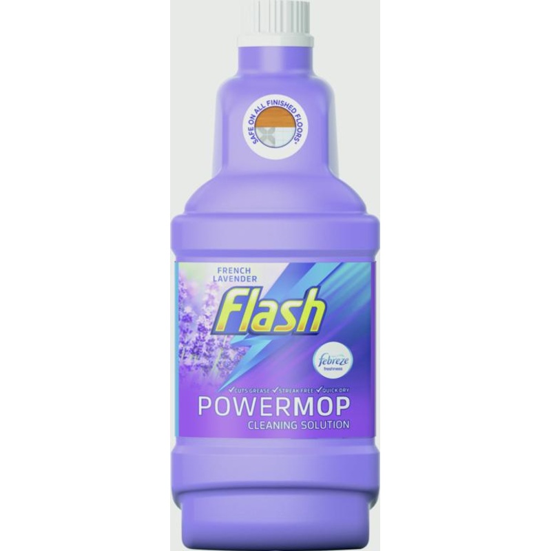 Flash Powermop Liquid Refill 1.25L – Lavender