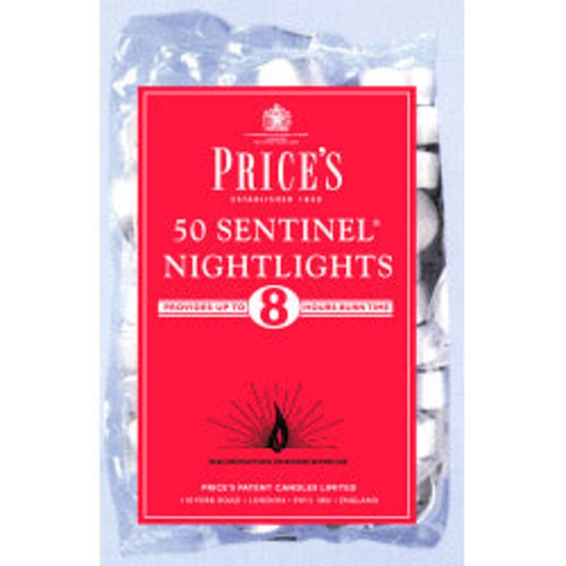 Price’s Candles Sentinel Nightlights – Pack 50