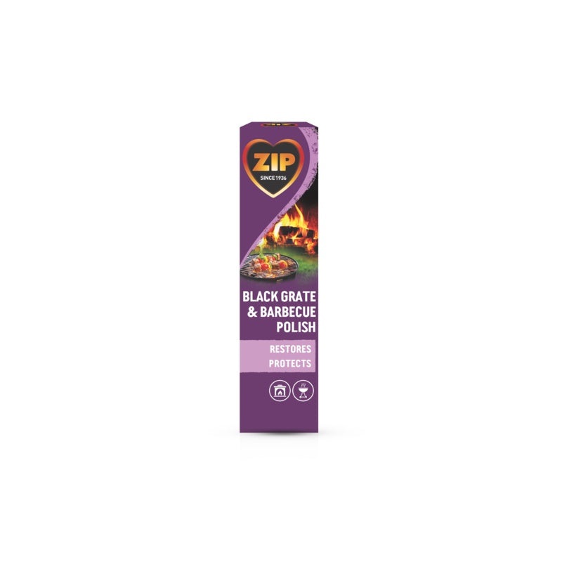 Zip Traditional Grate Polish Black – 75g