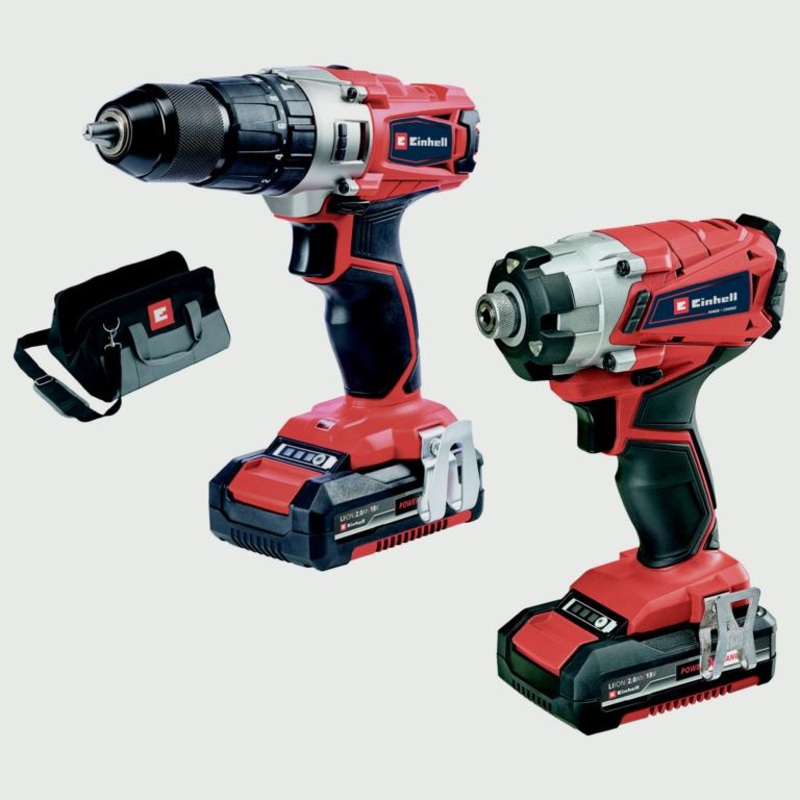 Einhell PXC 18V Drill Kit – (Combi Drill + Impact Driver)