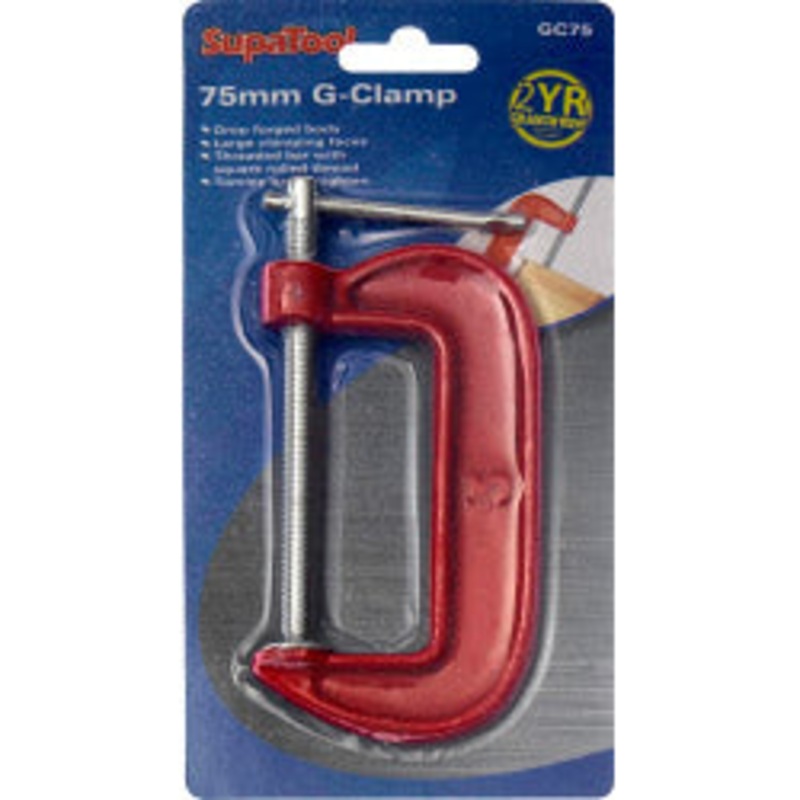 SupaTool G-Clamp – 75mm