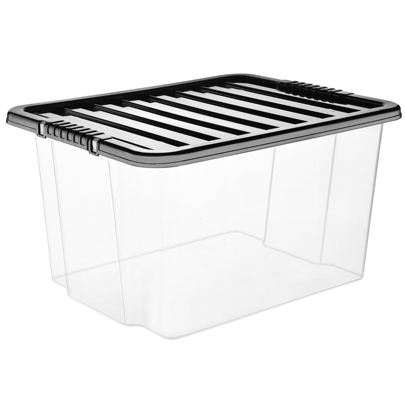 TML Storage Box & Lid – 30L Clear