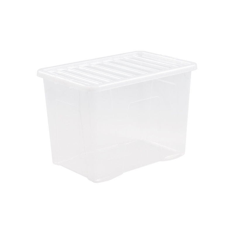Wham Clip Lid Box – 80L Clear