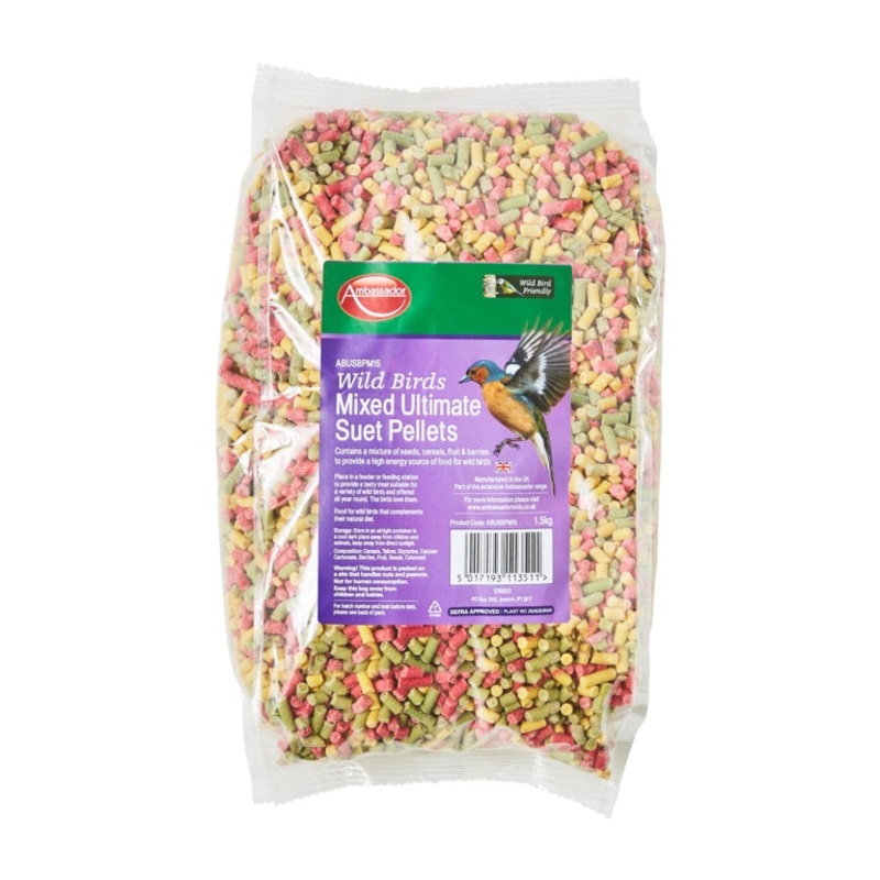 Ambassador Mixed Ultimate Suet Pellets – 1.5kg