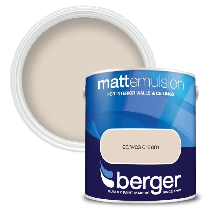 Berger Matt Emulsion 2.5L – Canvas Cream