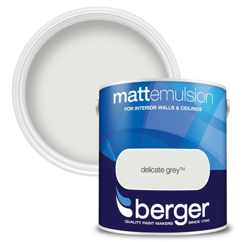 Berger Matt Emulsion 2.5L – Delicate Grey