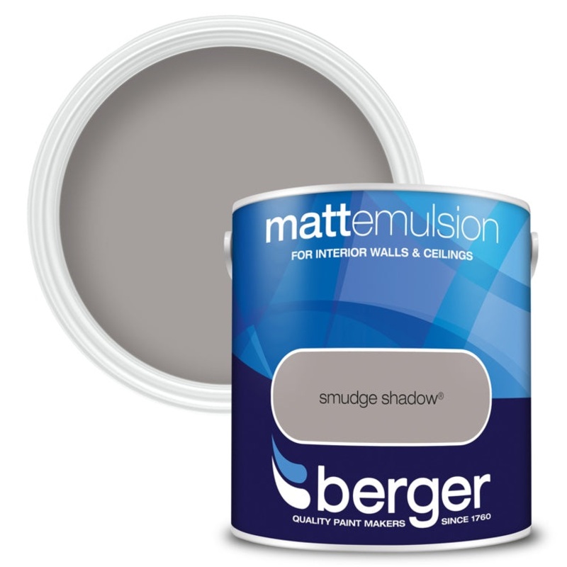 Berger Matt Emulsion 2.5L – Smudge Shadow