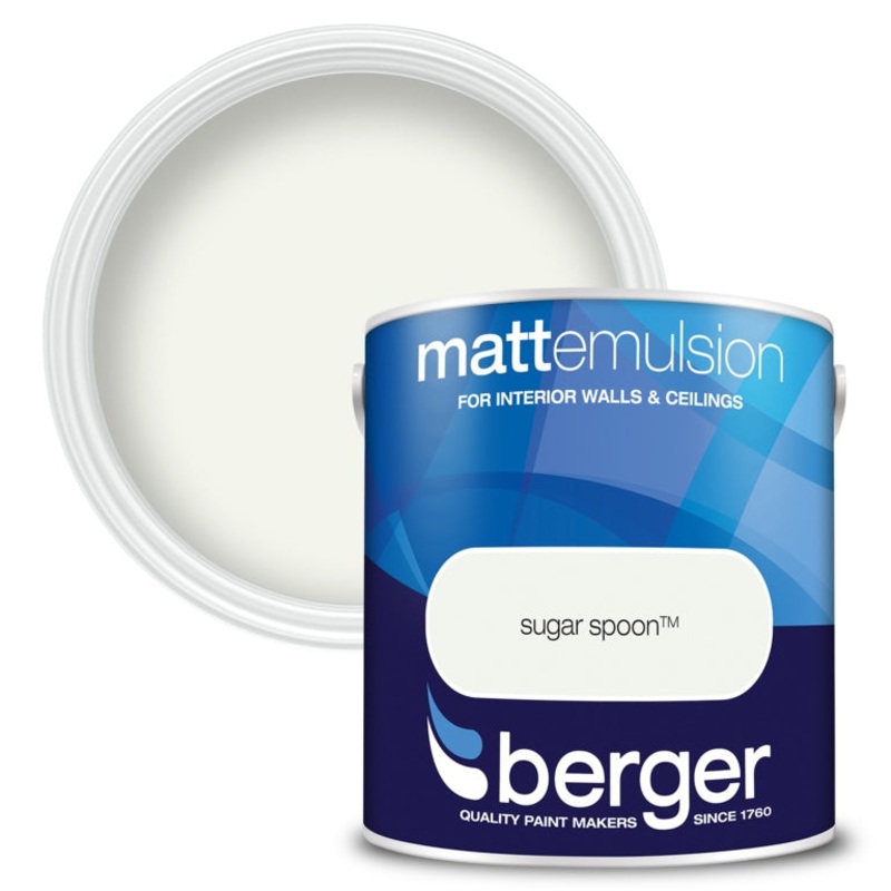 Berger Matt Emulsion 2.5L – Sugar Spoon