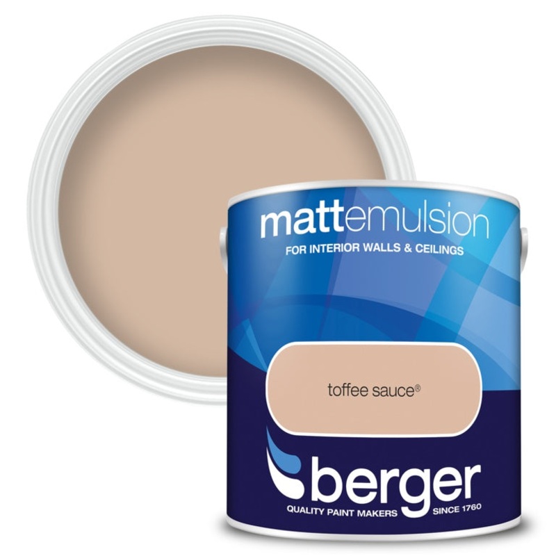 Berger Matt Emulsion 2.5L – Toffee Sauce