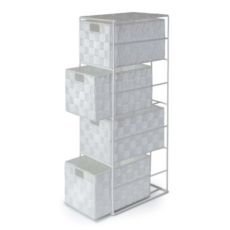 Blue Canyon Madrid 4 Drawer Cabinet – White