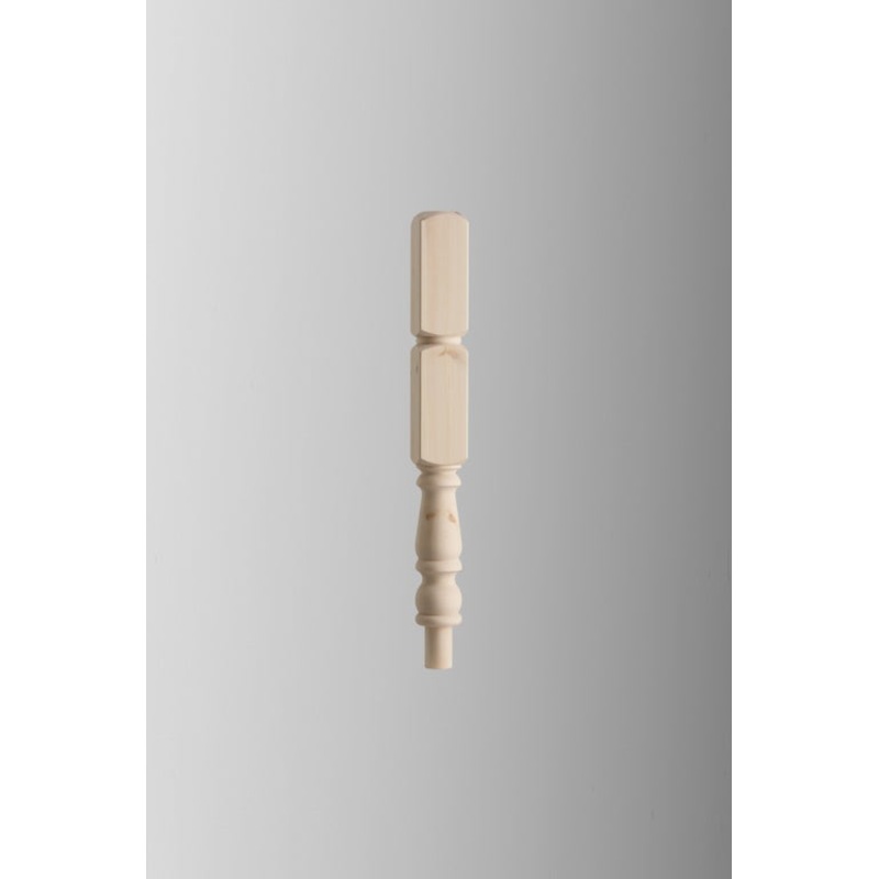 Cheshire Mouldings Turned Newel Pine – 91 x 430