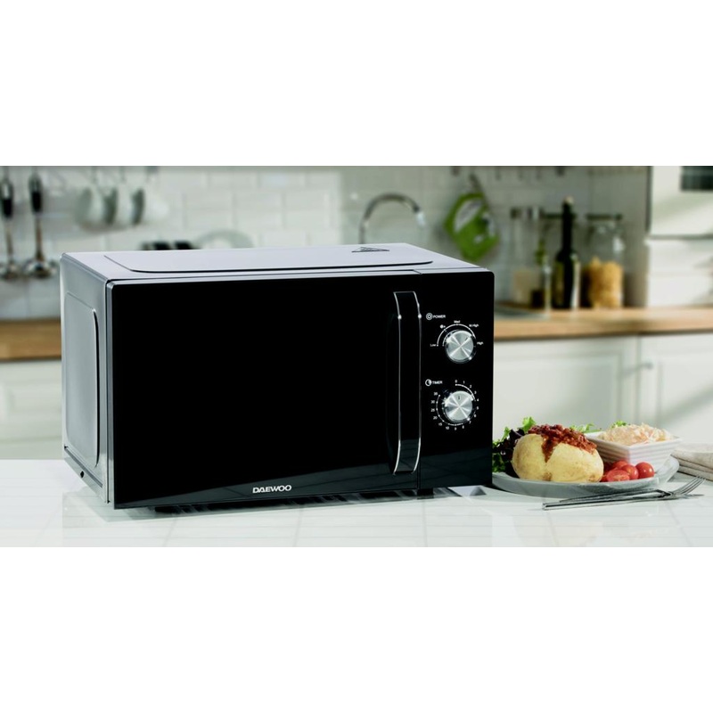 Daewoo Black Microwave 800w – 23L