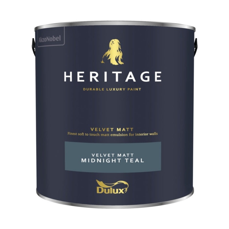 Dulux Heritage Matt 2.5L – Midnight Teal