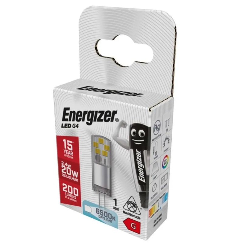 Energizer LED G4 215lm 6500k Daylight – 1.8w