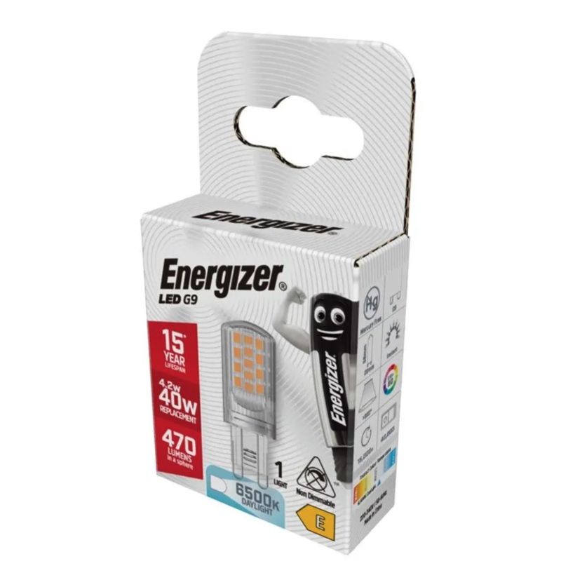 Energizer LED G9 470lm 6500k Daylight – 4.2w