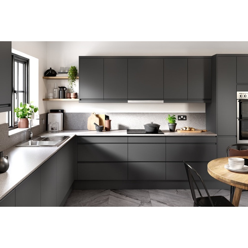 Gower Rapide Capri Dark Grey Kitchen 7 Piece Layout