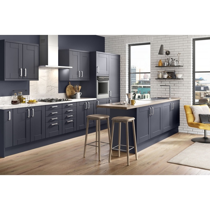 Gower Rapide Verona Navy Kitchen 7 Piece Layout