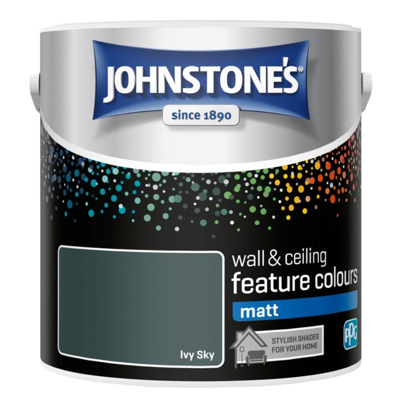 Johnstone’s Feature Wall Matt 2.5L – Ivy Sky