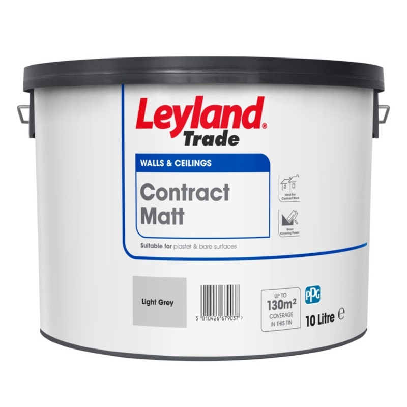 Leyland Trade Contract Matt 10L – Light Grey