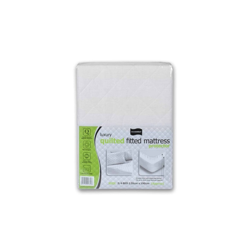 Ottoman Quilted Mattress Protector – 3/4 Bed Size
