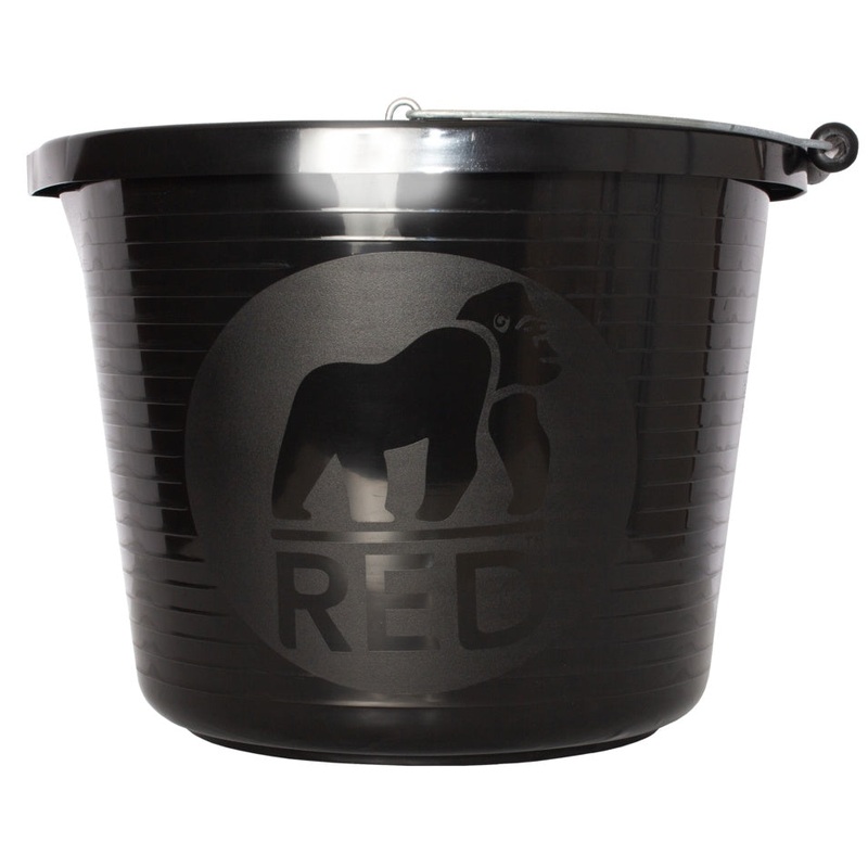 Red Gorilla Premium Bucket 15L – Black