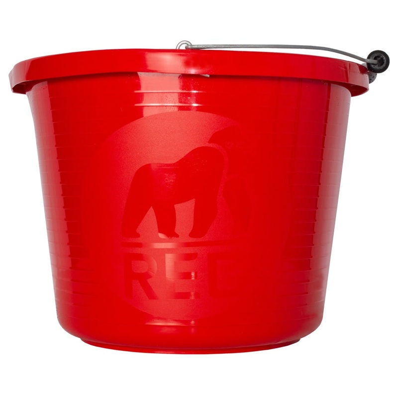 Red Gorilla Premium Bucket 15L – Red