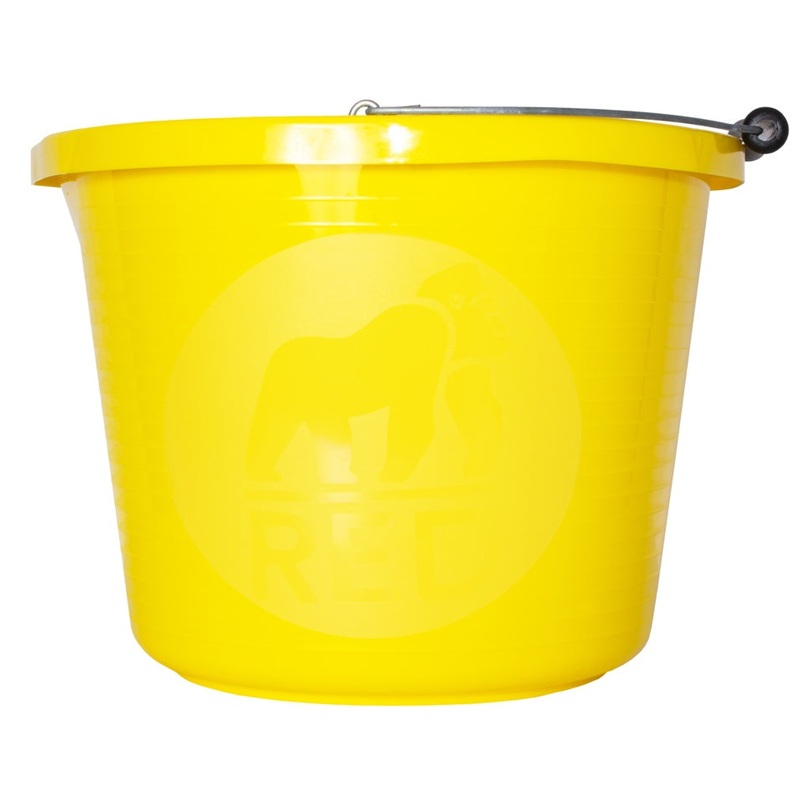 Red Gorilla Premium Bucket 15L – Yellow