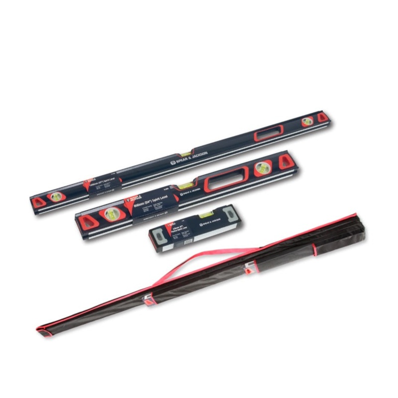 Spear & Jackson Spirit Level & Bag – 3 Piece